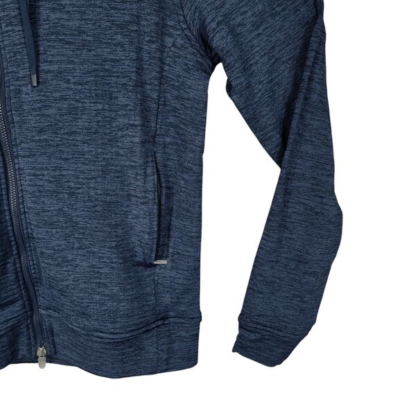 Peter Millar S Maven Full Zip Hoodie Womens Performance Sweatshirt Navy Blue NEW - Picture 10 of 14